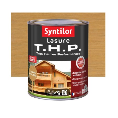 Lasure SYNTILOR t.h.p. 8 ans chêne naturel satiné 1 L -  - meilleure qualité