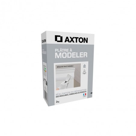 Plâtre à  modeler pâte AXTON blanc 2 kg