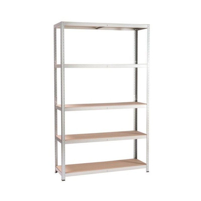 Etagère acier galvanisé à  5 tablettes l.196 x H.120 x p.40 cm