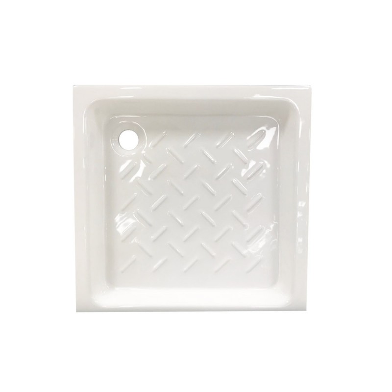 Receveur de douche carré 70X70 porcelaine blanc -  - meilleure qualité