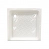 Receveur de douche carré 80X80cm porcelaine blanc -  - meilleure qualité