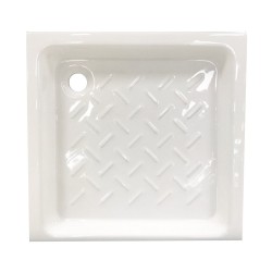 Receveur de douche carré 90X90cm porcelaine blanc -  - meilleure qualité
