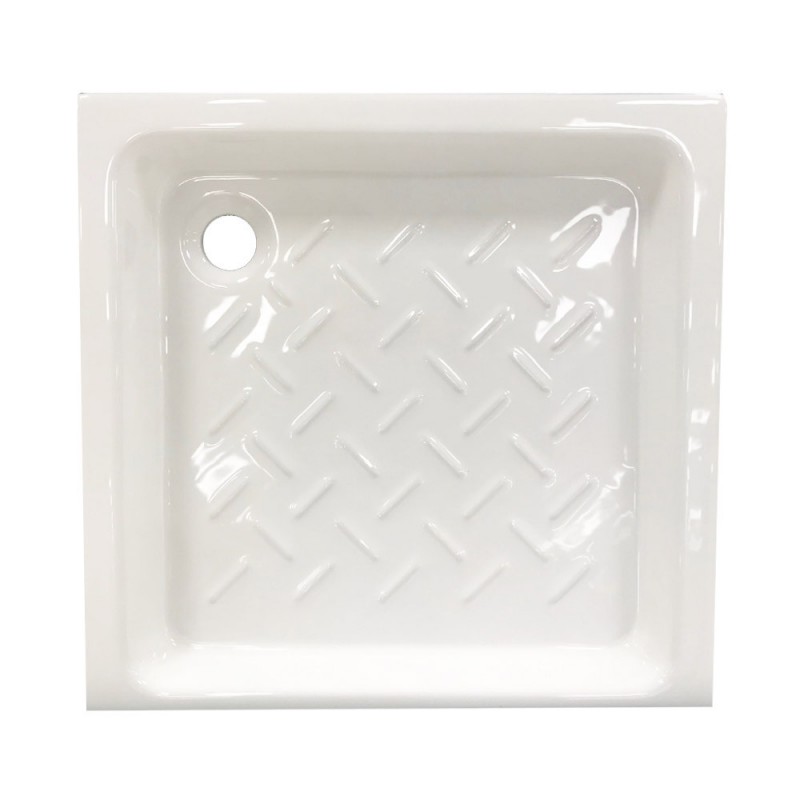 Receveur de douche carré 90X90cm porcelaine blanc -  - meilleure qualité