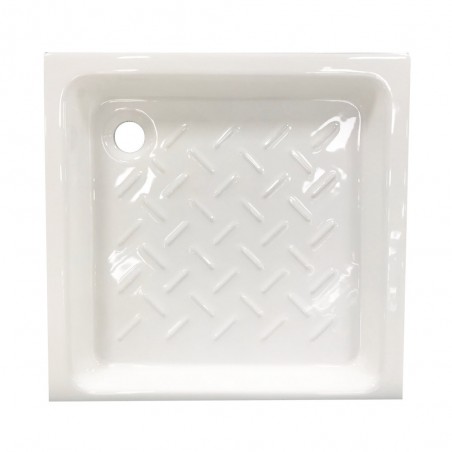 Receveur de douche carré 90X90cm porcelaine blanc -  - meilleure qualité