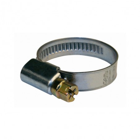 Collier de serrage Inox Largeur 8Mm Diametre Mini 32Mm-Maxi 52Mm 2 Pc