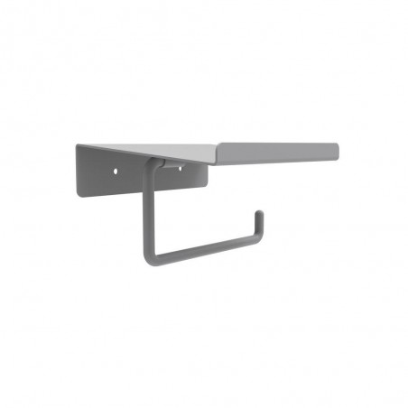 Dérouleur à  papier WC métal avec tablette