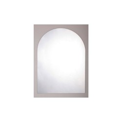 Miroir bords polis arche 80x50 cm