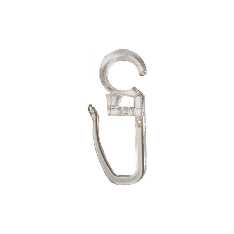 Agrafes de tringle à rideau design en plastique trasparent 35 Mm