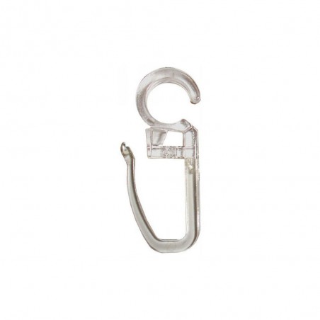 Agrafes de tringle à rideau design en plastique trasparent 35 Mm