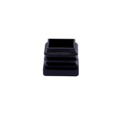 Lot de 4 embouts plastique STANDERS noir diam.30mm