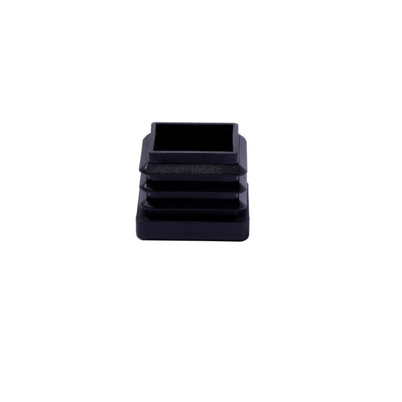 Lot de 4 embouts plastique STANDERS noir diam.30mm