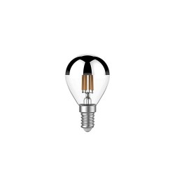Ampoule led sphérique e14 25 w 250 lm 2700 k argent