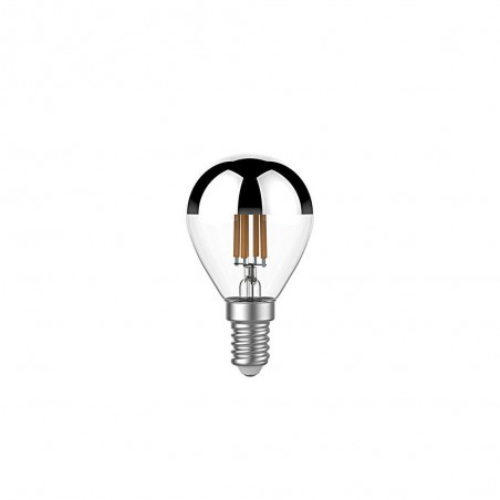 Ampoule led sphérique e14 25 w 250 lm 2700 k argent