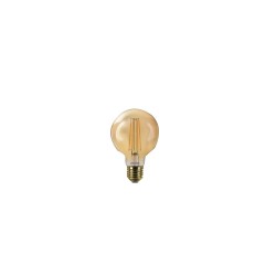 Ampoule décorative led ambré globe 80 mm E27 50 W blanc très chaud PHILIPS