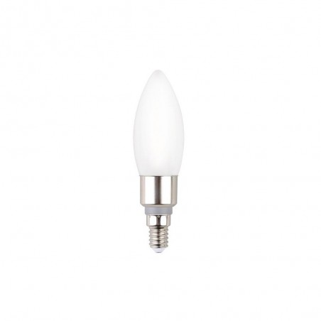 Ampoule led à filament opaline flamme E14 40 W LEXMAN