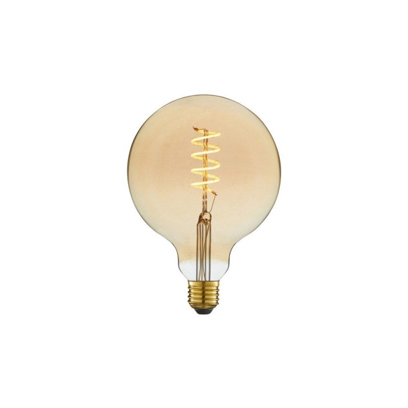 Ampoule décorative led à  filament ambré globe 125 mm E27 35 W