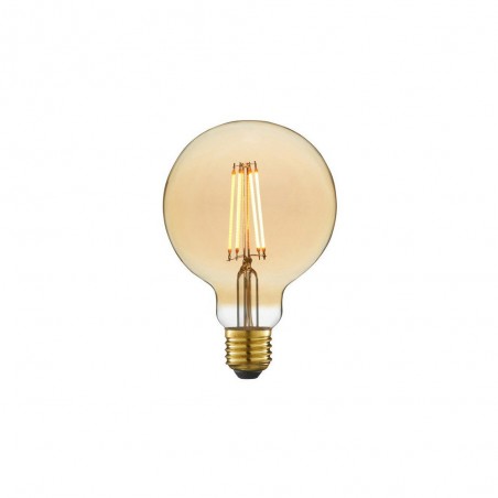 Ampoule ledE27 Globe 95 ambrée 40W