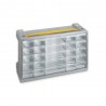 Casier à Vis Plastique 25 Tiroirs H. 24 X L. 40.5 X P. 15 Cm