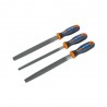 Lot de 3 Limes Assortiment Mi-Douce Dexter 200 Mm