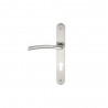 Poignée porte eina g 195mm trou cylindre inox