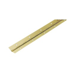 Charnière piano en acier laitonné 32X600