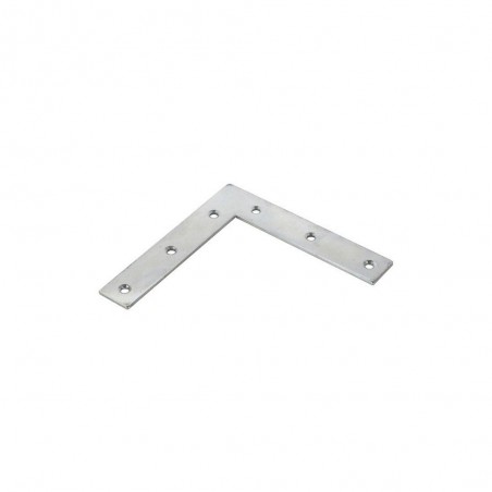 Equerre dassemblage plate acier zinguéL.120 Mm