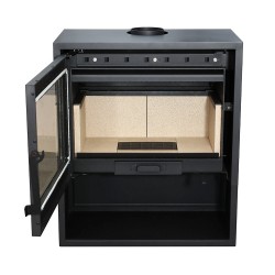 Poêle à bois R1202A - 775X449X895mm - SORTIE D150mm| Sanifer