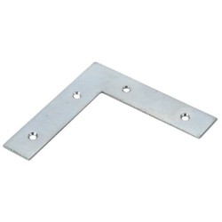 Equerre dassemblage plate acier zinguéL.100 Mm