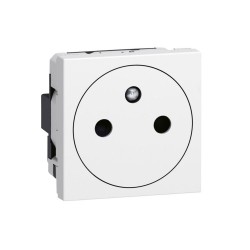 Mosaïc prise 2P+T F-B SFC blanc G-V-G EUR