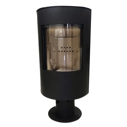 Poêle à bois R0703A - 480X5267X1006MM -sortie D150MM