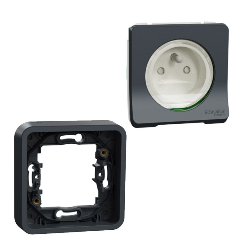 Prise de courant encastrable 2P+T NF-USE* MUREVA