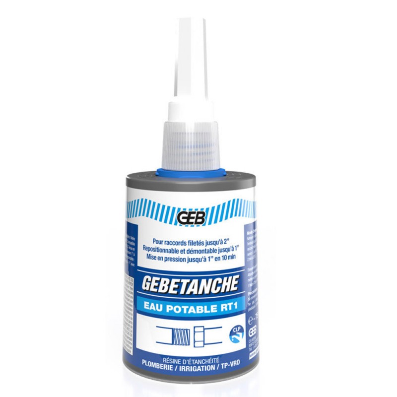 Pâte pour étanchéité Gebetanche RT1 eau potable 75ml