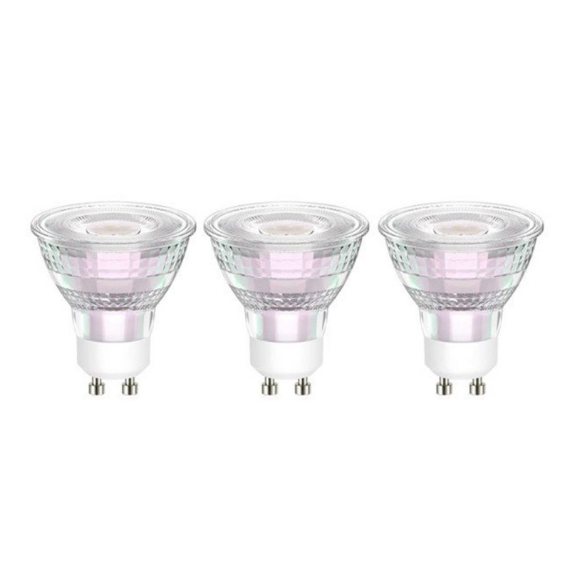 Lot de 3 ampoules led réflecteur GU10 450 Lm50 W blanc chaud