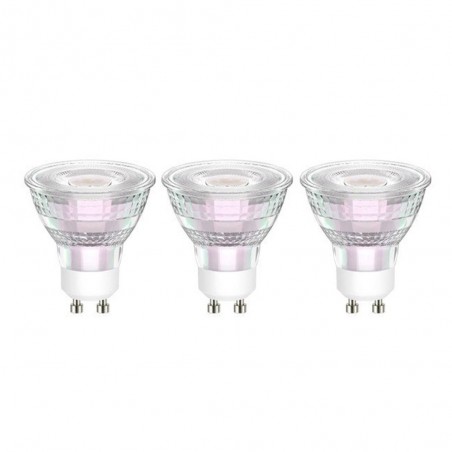 Lot de 3 ampoules led réflecteur GU10 450 Lm50 W blanc chaud