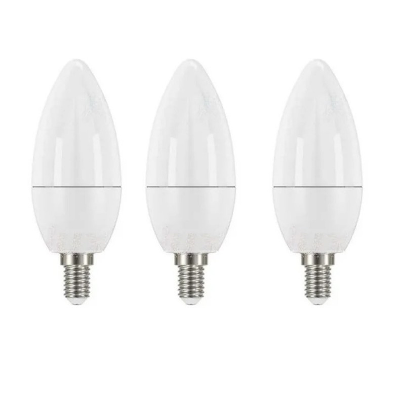Lot de 3 ampoules ledE14 470Lm 3.4W