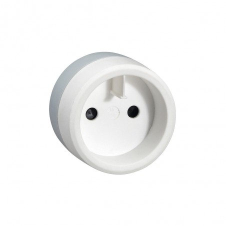 Adaptateur 2P 16A 230V pour fiche standard