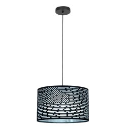 Suspension slots E27 D38 noir mat