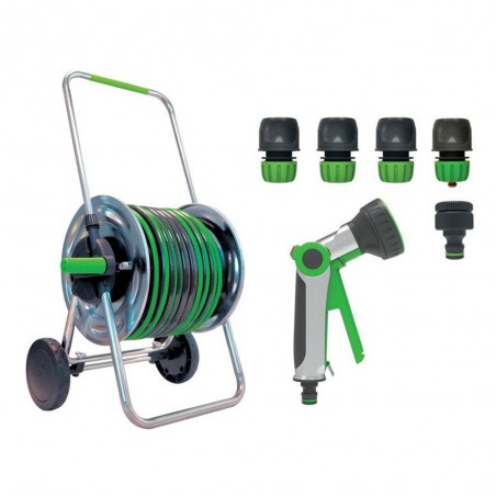 Dévidoir chariot sur roues équipé L.35m Geolia