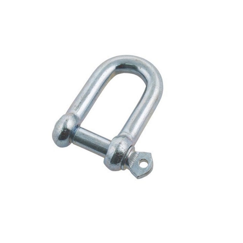 Manille droite acier zingueSUKIDiam.16 x L.64 x l.30 mm