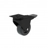 Roulette pivotante à  frein à  platineDiam.75 mm