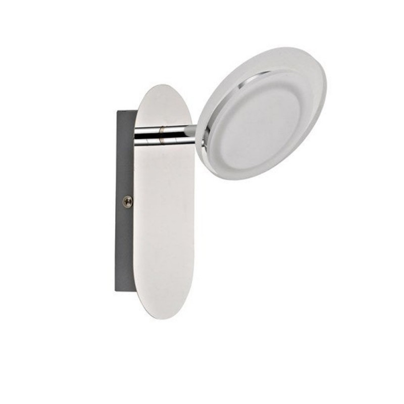 Spot patère led intégréemétal chrome Loob