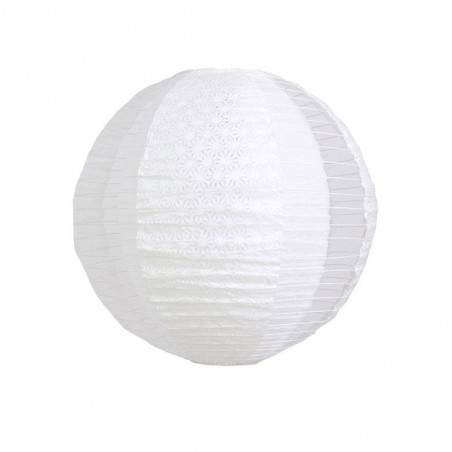 Suspension boule papier NATSUblancdiam.40 cm