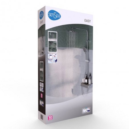 Colonne de douche easy chrome thermostat