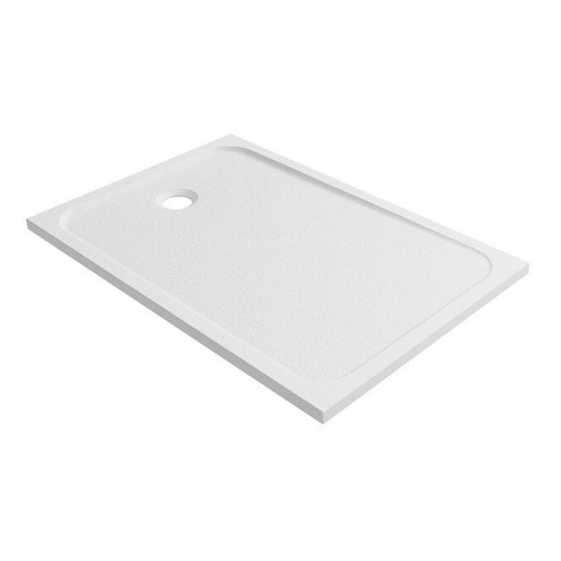 Receveur de douche extraplatrésineblanc L.120 x l.80 cmEasy light