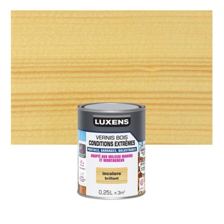 Vernis pour bois extérieur LUXENS Conditions extràÂªmes incolore brillant 0.25 Litre -  - meilleure qualité