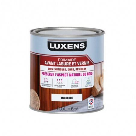 Sous-couche bois incolore avant lasure ou vernis LUXENS 0 5L -  - meilleure qualité