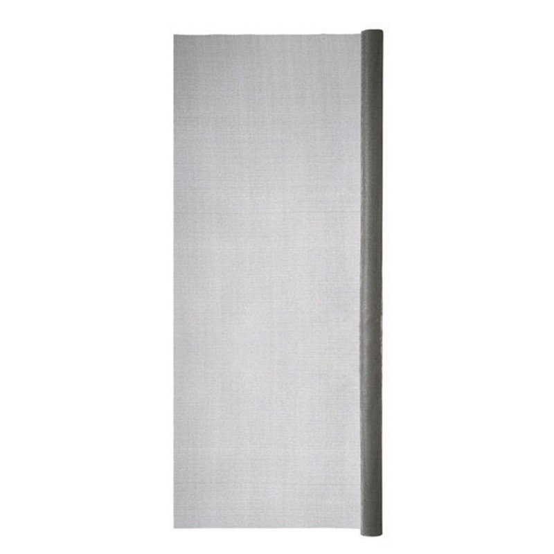 Moustiquaire en fibre de verre gris 14x2m