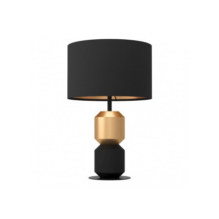 Lampe de table LAURIGNANO noir et doré 1XE27