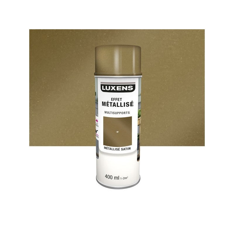 Peinture aérosol Multisupports LUXENS cuivre métallisé 400 ml | Sanifer