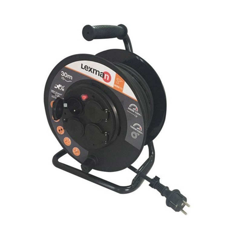 enrouleur de câble électrique chantier HO7RNF30mnoir